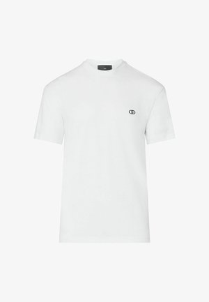 LIU JO, LIU JO T-SHIRT WITH PRINT LOGO - Basic póló - white
