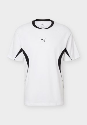 Puma, SPORT RELAXED BLOCKING TEE - T-shirt imprimé - white