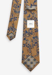 Next PATTERN SLIM - Lips - yellow gold blue navy floral