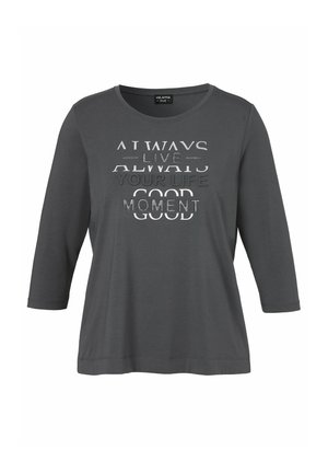 Via Appia Due 3/4-ARM MIT FRONTMOTIV - Longsleeve - dunkelgrau