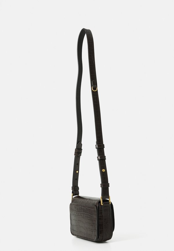LE ZAZI EMBOSSED CROCO - Cross body bag - wood4