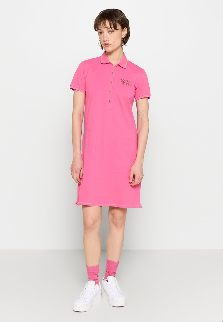 LA MARTINA Jurk donkerroze