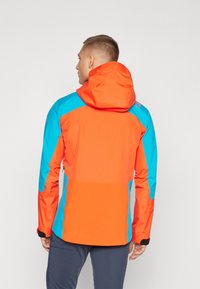 La Sportiva CROSSRIDGE EVO - Jachetă hardshell - cherry tomato/tropic blue