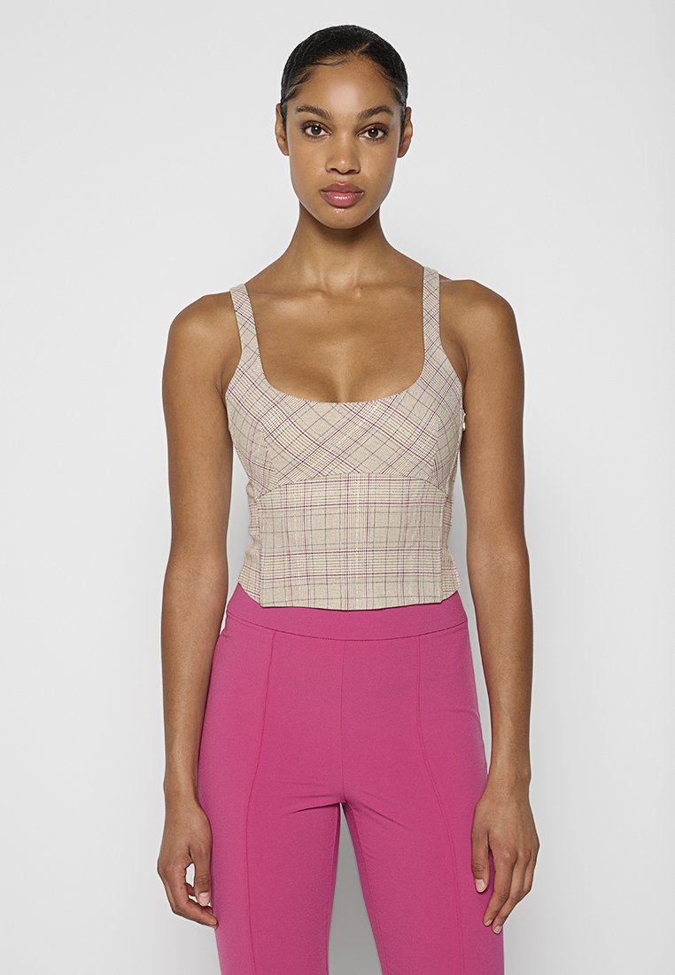 PATRIZIA PEPE Top zandkleur