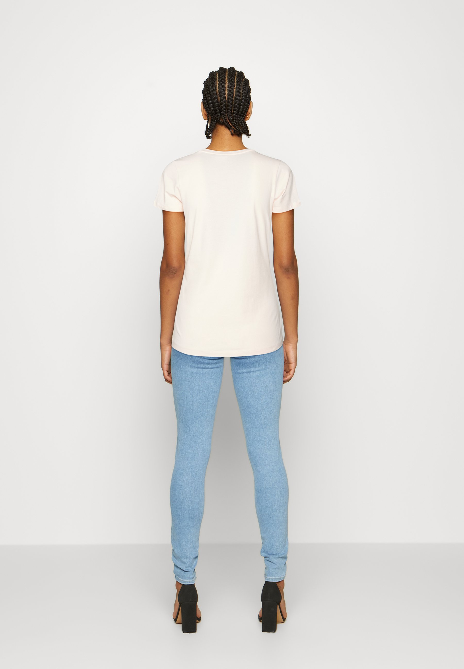 Pepe Jeans NEW VIRGINIA - Print T-shirt - light pink - Zalando.co.uk