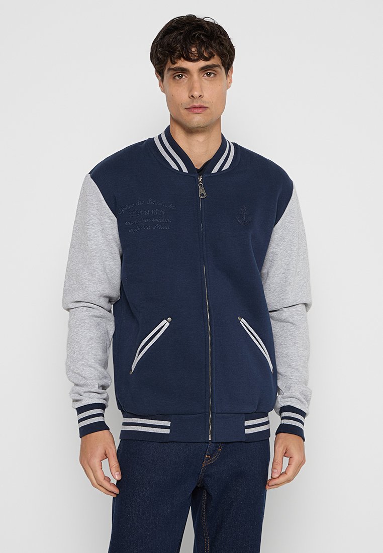 dreimaster Sweater met rits donkerblauw