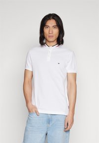 Tommy Hilfiger - MAO TIPPED SLIM  - Piké - white Miniatyrbild 1