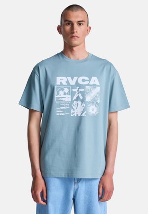 RVCA, RVCA MÄNNER APPAREL|TOPS EVYZT00334 - Print T-shirt - blue