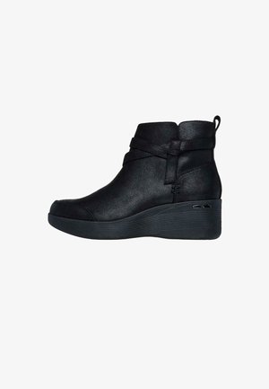 Skechers Bottines compensées - black
