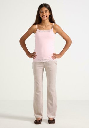 Lindex, LINDEX VELOUR TROUSERS LINDEX - Teplákové kalhoty - light grey