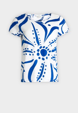 TOM TAILOR, Trükipildiga T-särk - royal blue flower