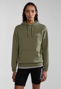 Napapijri B-IAATO H W S - Jersey con capucha - green lichen