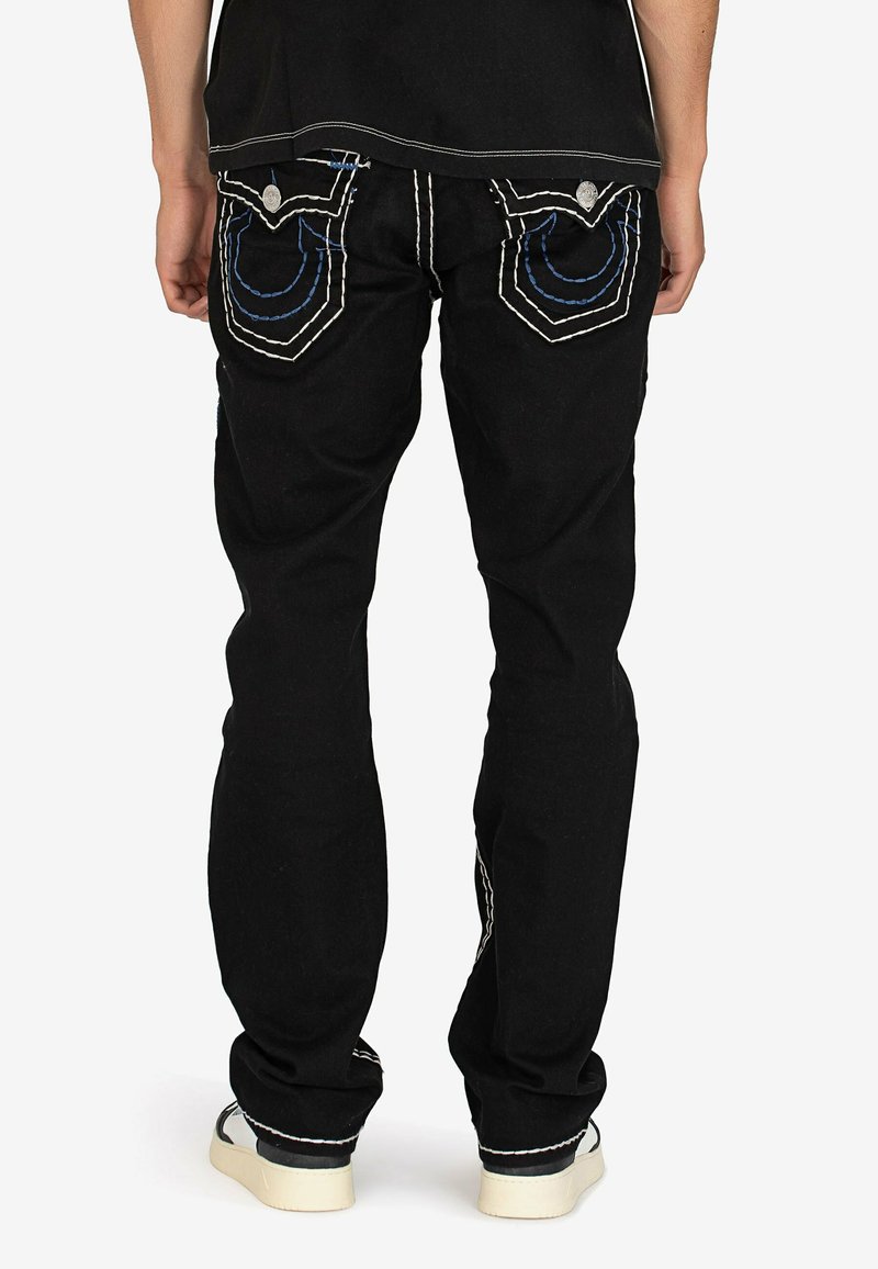 True Religion RICKY SUPER - Jeans Straight Leg - body rinse black 