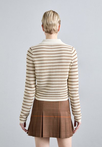 rag & bone VIOLA STRIPE  - Svetr - ivory