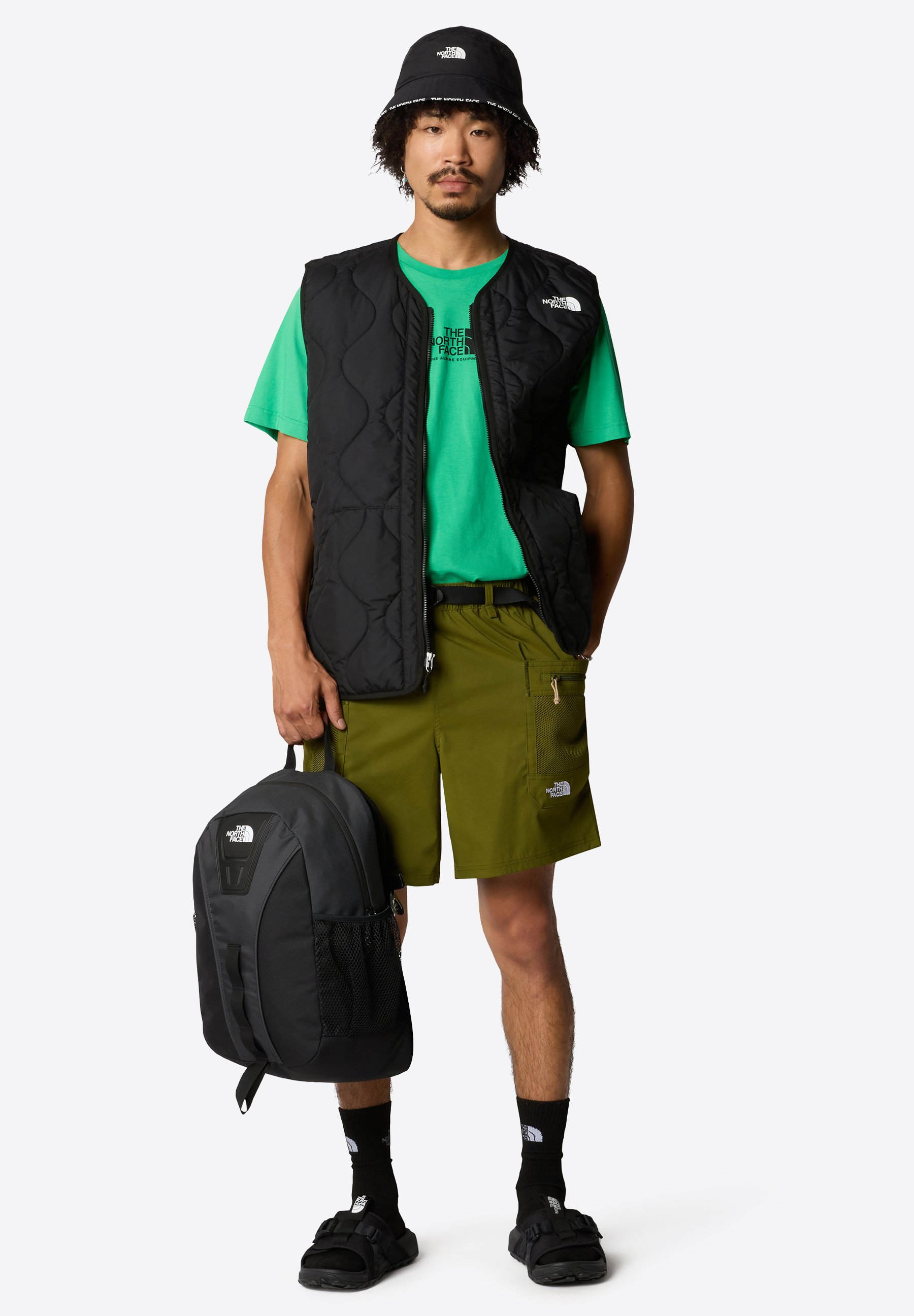 The North Face AMPATO QUILTED - Waistcoat - black - Zalando