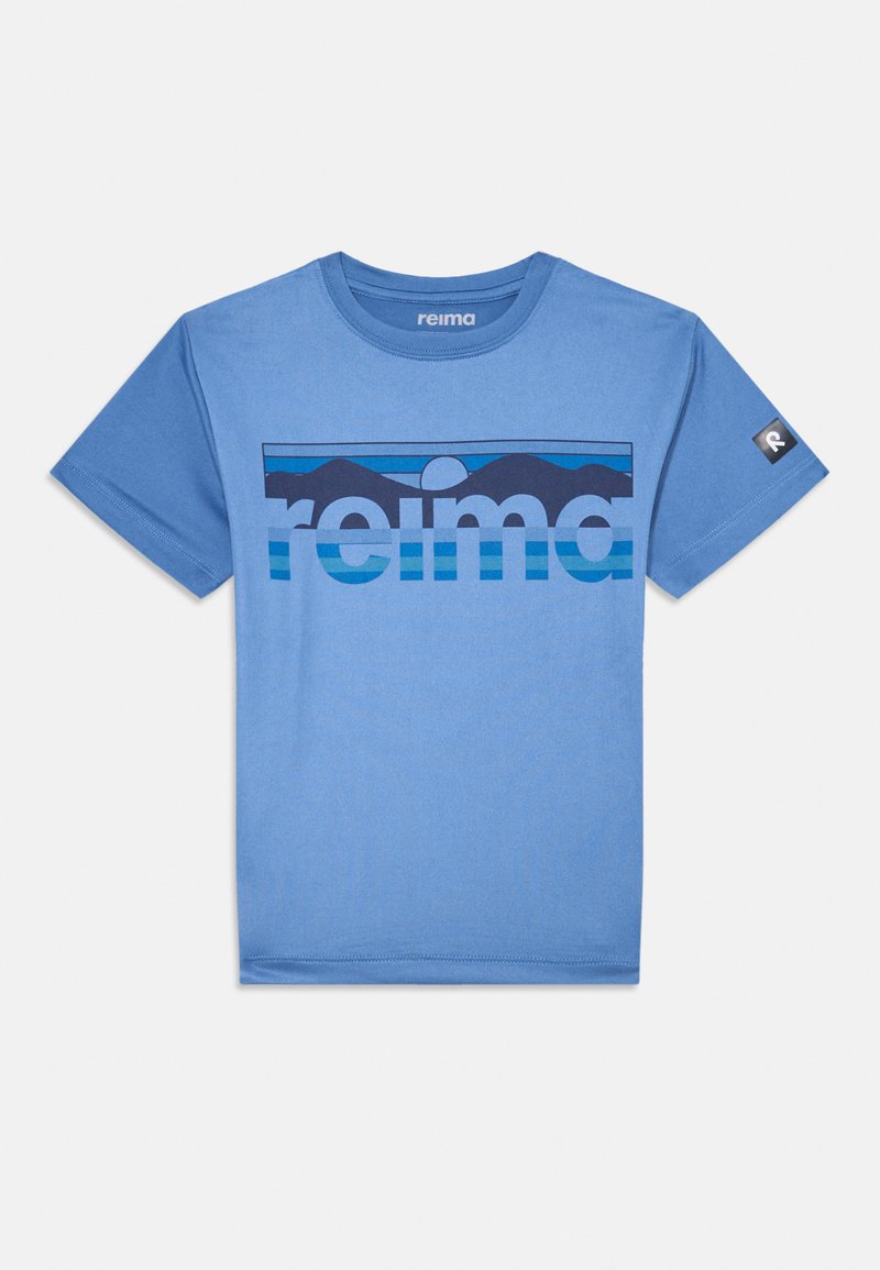 Reima T-shirt print blauw