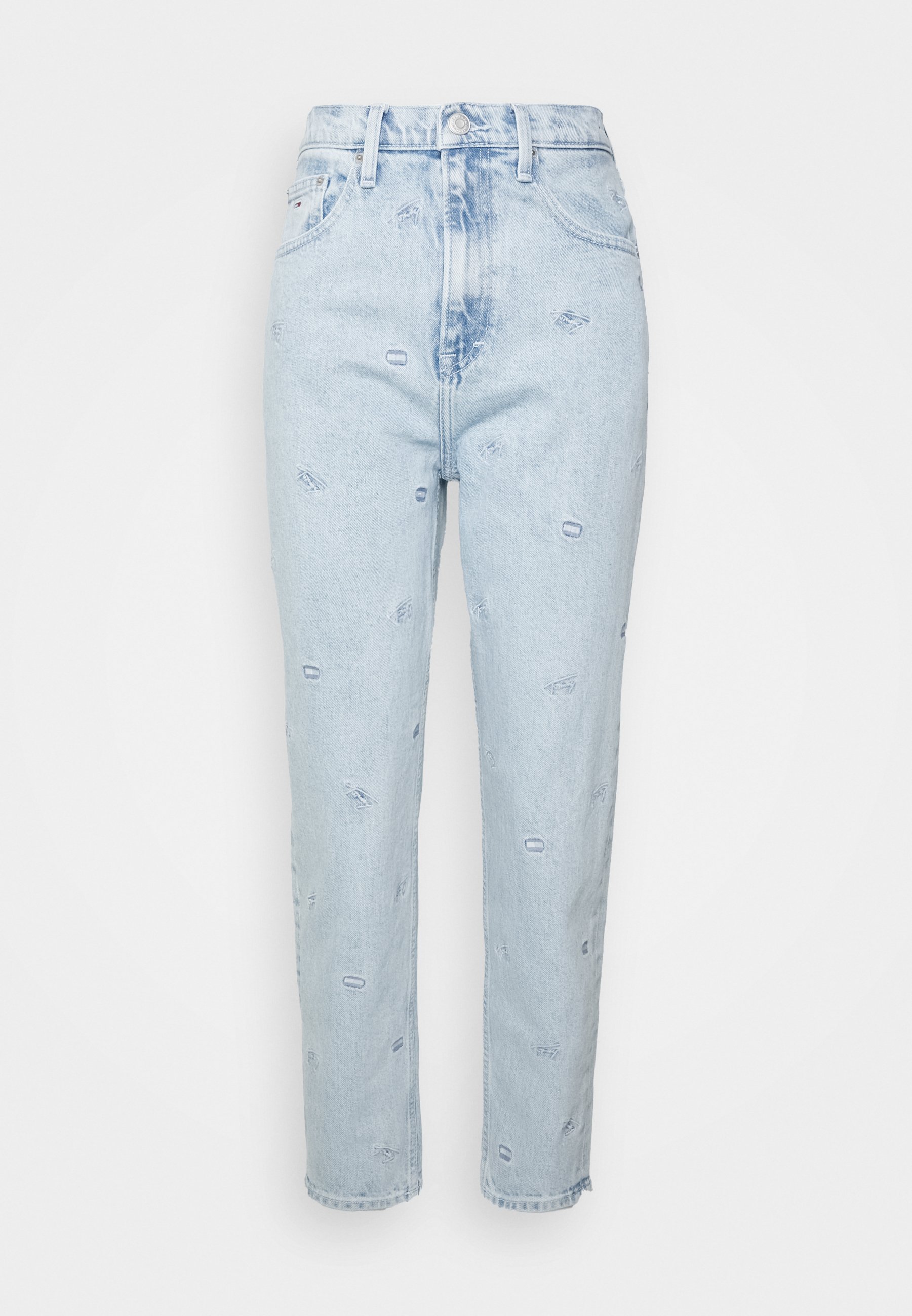 Tommy Jeans MOM JEAN UHR - Relaxed fit jeans - denim color/blue denim -  Zalando.co.uk