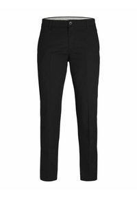 Jack & Jones PREMIUM JPSTKANE JJOTIS LINEN BLEND CHINO - Auduma bikses - black