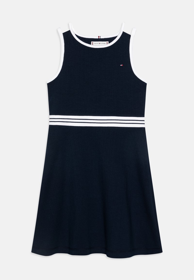 Tommy Hilfiger - CONTRAST BINDING SKATER DRESS - Vestido informal - dark night navy, Ampliar