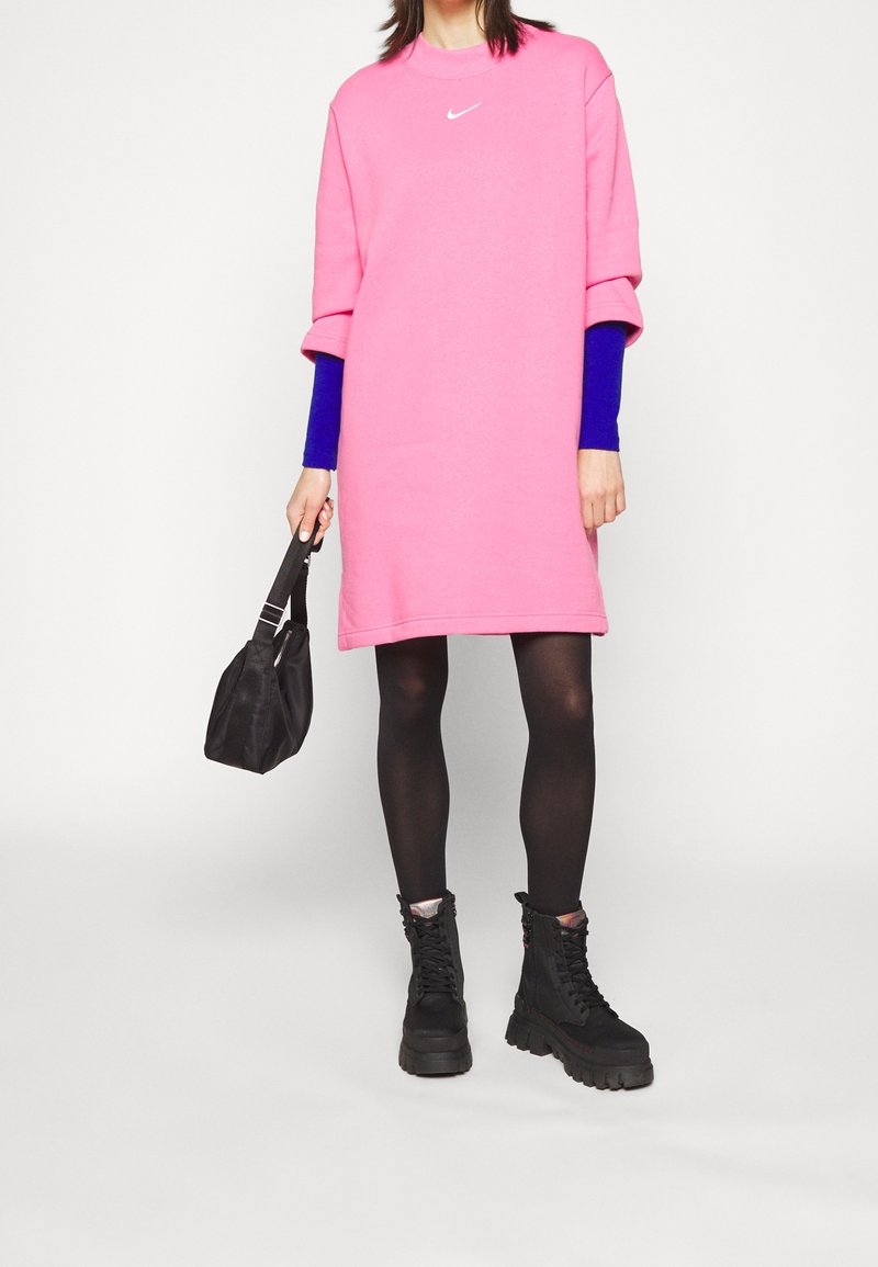 nike long sleeve sweatshirt dress Nike Air Sweatshirt Dress Womens S Black Quarter Zip Long Sleeve French Terry