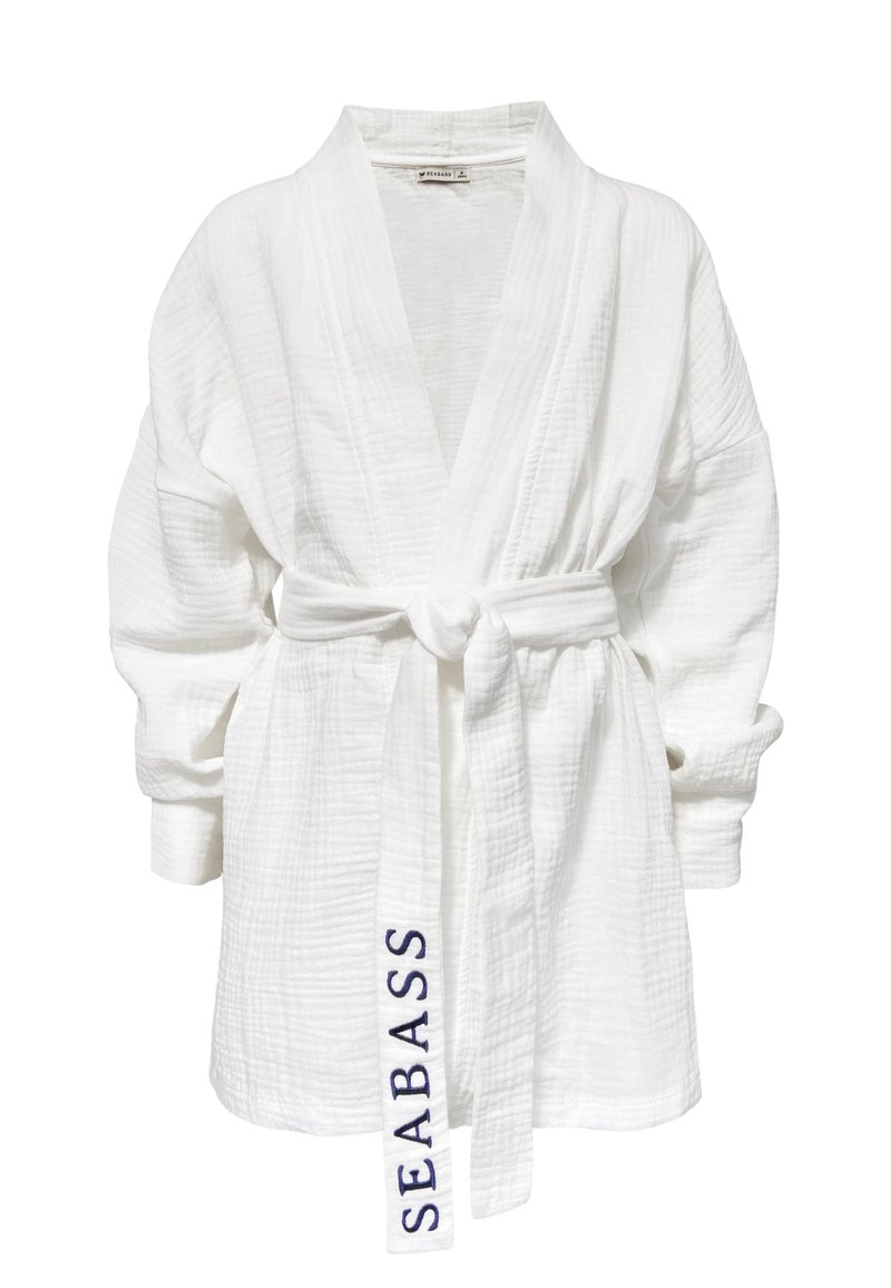 SEABASS Badjas - pearl white