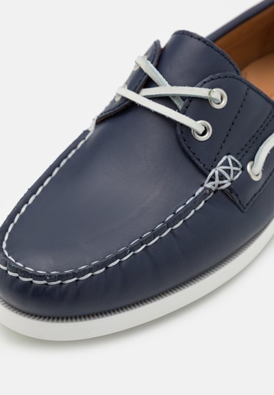 Polo Ralph Lauren MERTON LEATHER BOAT SHOE - Scarpe da barca - newport navy