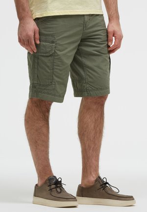 Camp David, CAMP DAVID CARGO SHORTS MIT TONIGEN TAPES - Shorts - green olive