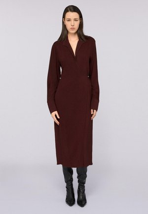 CON FIBBIE - Day dress - brown bologna