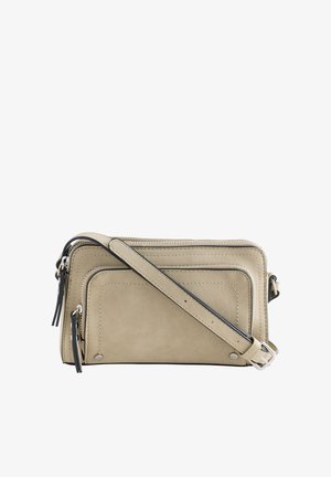 Next, DOUBLE ZIP - Sac bandoulière - stone