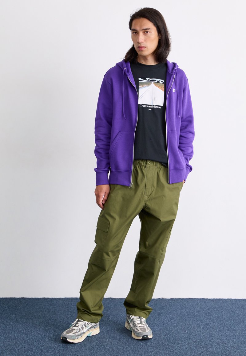 Sweat à Capuche Homme American Apparel – Violet Zippé Intégral – Taille S – Occasion