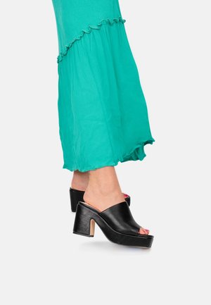 Posh by Poelman RILEY - Mules de tacón - black