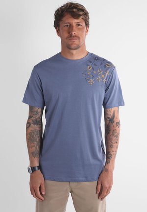 T-shirt imprimé - faded blue