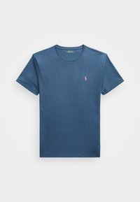 CUSTOM SLIM FIT JERSEY CREWNECK T-SHIRT - T-shirts - clancy blue