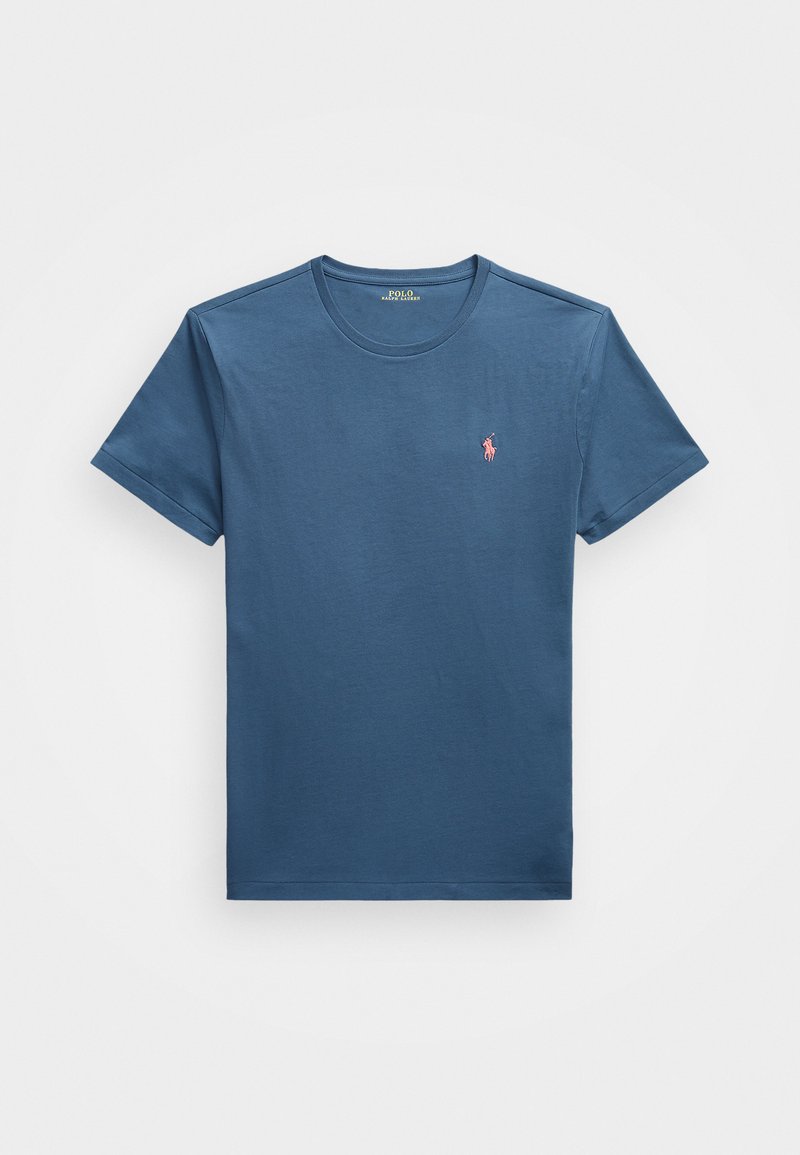Polo Ralph Lauren CUSTOM SLIM FIT JERSEY CREWNECK T-SHIRT - Jednoduché tričko - clancy blue