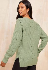 Friends Like These STITCH DETAIL - Pulóver - green