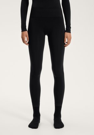 SEAMLESS BASE LAYER - Leggings - Hosen - black