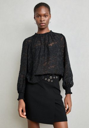 OJOUR - Blouse - noir