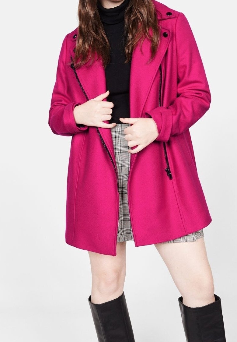 Violeta by Mango Manteau court pink/rose (Seconde main) ZALANDO