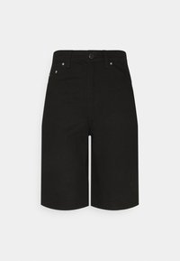 EDITED Džínové kraťasy - black denim