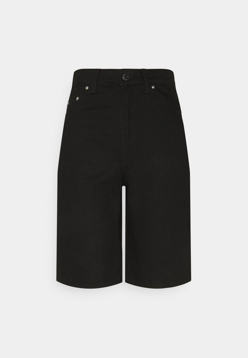 EDITED Džínové kraťasy - black denim