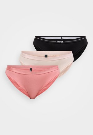BRIEF 3 PACK - Nohavičky/Slipy - black/pink/rose
