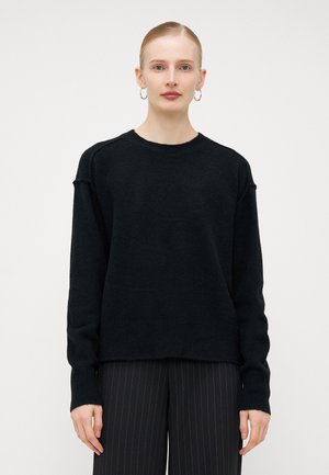 VMSERENA O NECK  - Strikkegenser - black