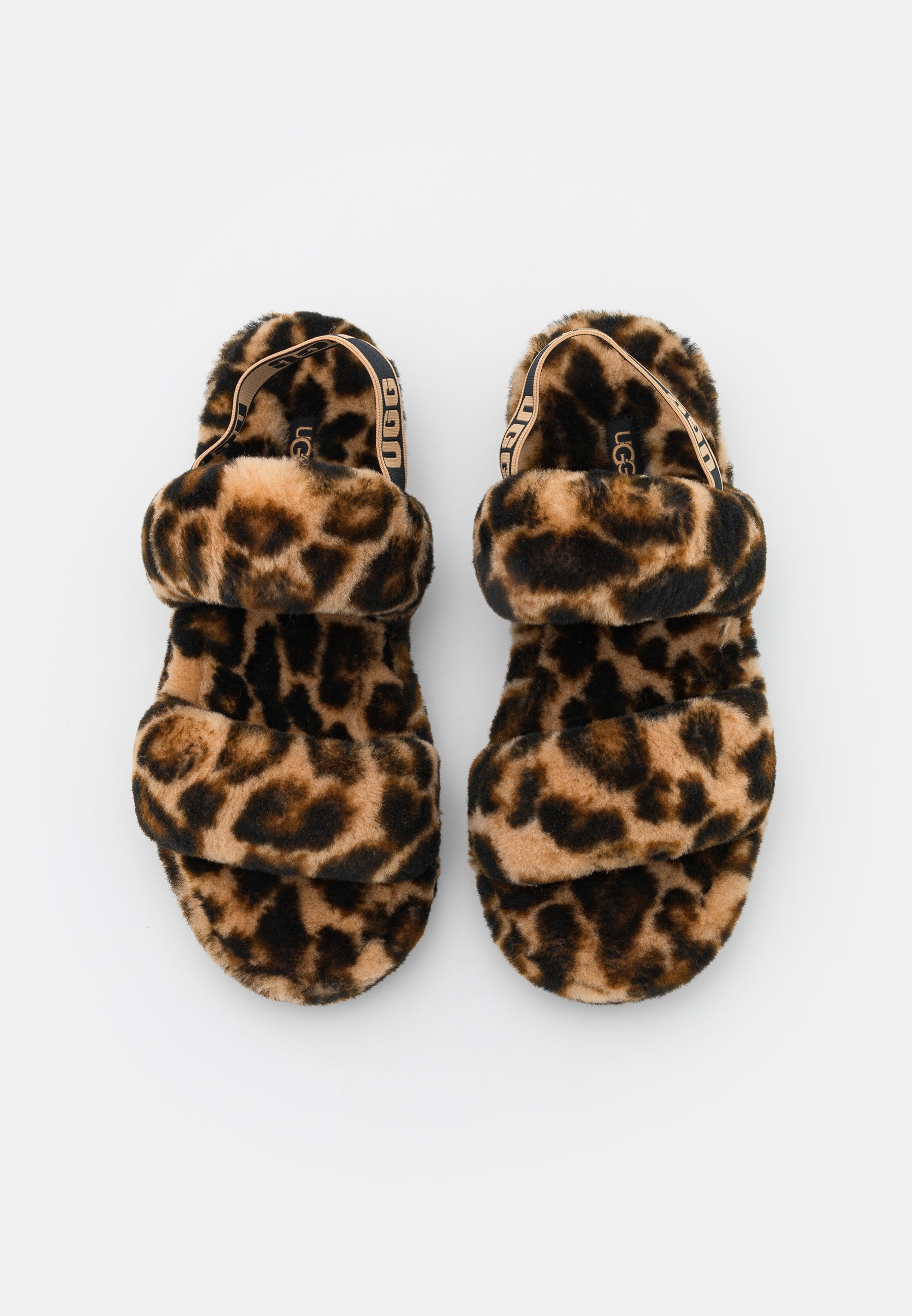 ugg leopard fur slippers