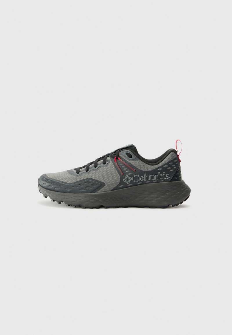 Columbia KONOS - Pohodniški čevlji - grey steel/mountain red