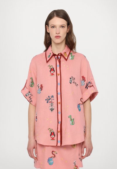 Alemais TIMMY EMBROIDERED SHIRT - Skjortebluser - pink