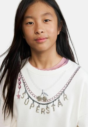 Desigual, Mikina - white