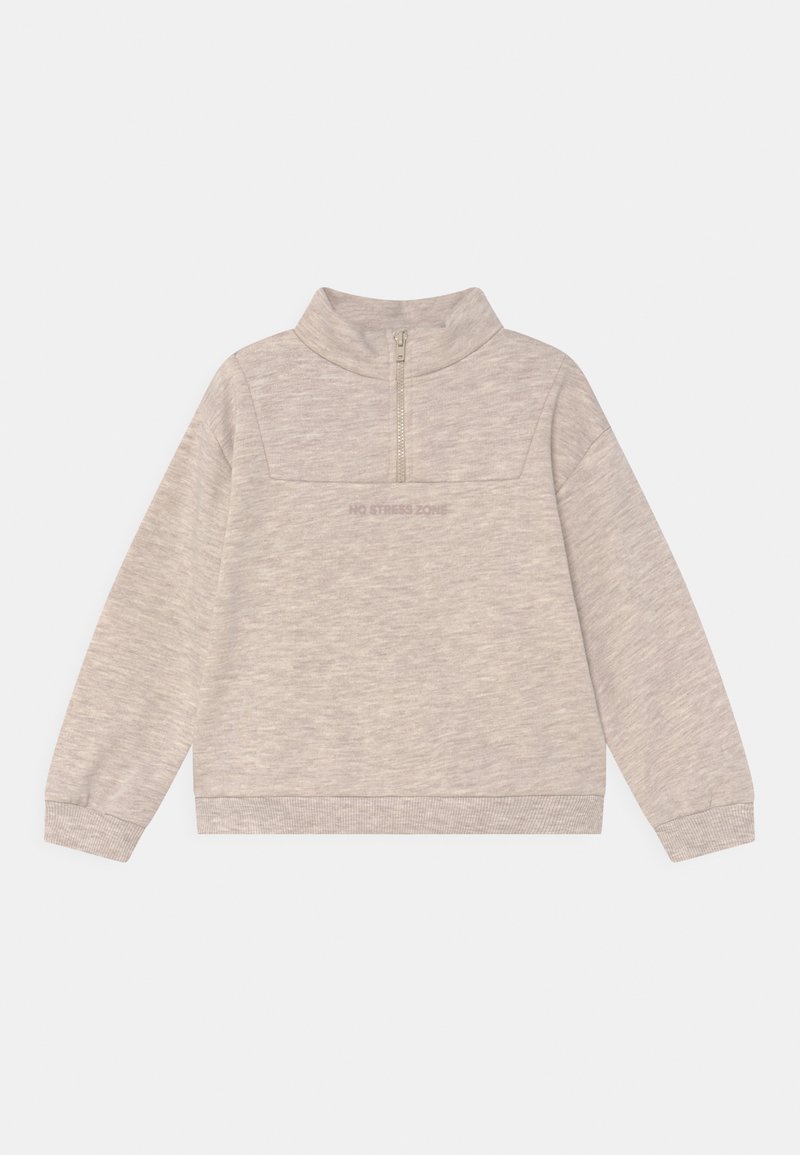 Kinder Pullover | KIDS by NA-KD HALF ZIP MINI UNISEX Sweatshirt beige - EZ28271 Kinder Pullover | KIDS by NA-KD HALF ZIP MINI UNISEX Sweatshirt beige - EZ28271