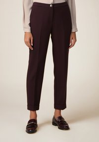 Oltre REGULAR MISTO - Pantalones - bordeaux