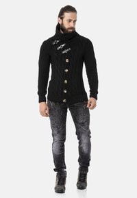 Cipo & Baxx Strickjacke - black