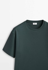 Massimo Dutti T-shirt basique - mottled green